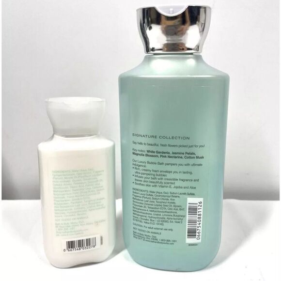 Bath & Body Works Hello Beautiful Luxury Bubble Bath 10 oz & Lotion 3oz New HTF - Picture 2 of 2